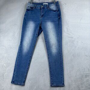 Revelation Skinny Jeans Womens Size 8 Acid Wash Mid Rise Stretch Blue